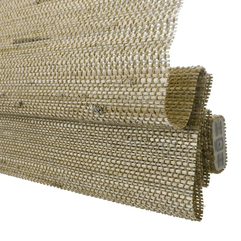 Rae Natural Ramie Jute Woven Wood Blinds - Series D-?-TWOPAGES CURTAINS