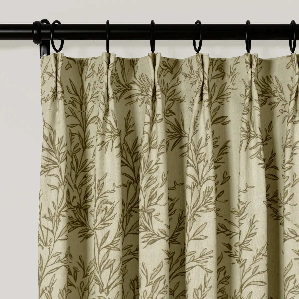 Sara Le Print Linen Drapery Pleated TWOPAGES