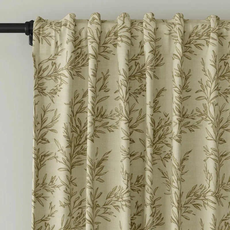 Sara Le Print Linen Drapery Soft Top -TWOPAGES
