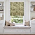 Sara Le Printed Roman Shade Cord Lift -TWOPAGES