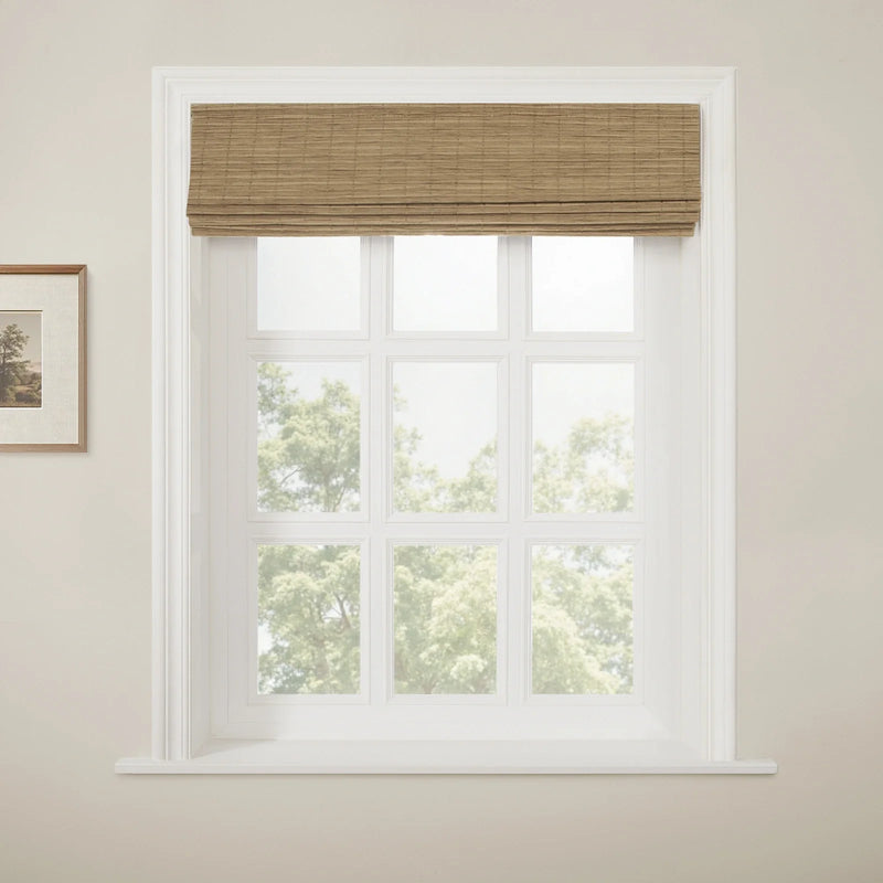 Rae Natural Ramie Jute Woven Wood Shades - Series W