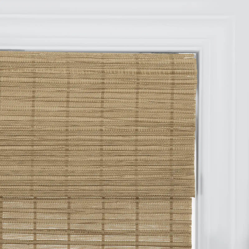 Rae Natural Ramie Jute Woven Wood Shades - Series W