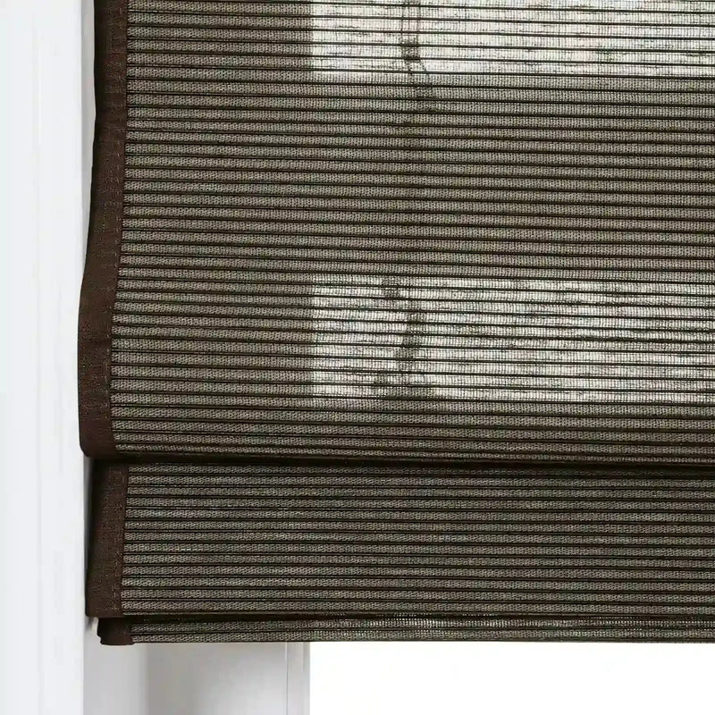 Rae Motorized Window Blinds Bamboo Woven - Series P?-TWOPAGES CURTAINS