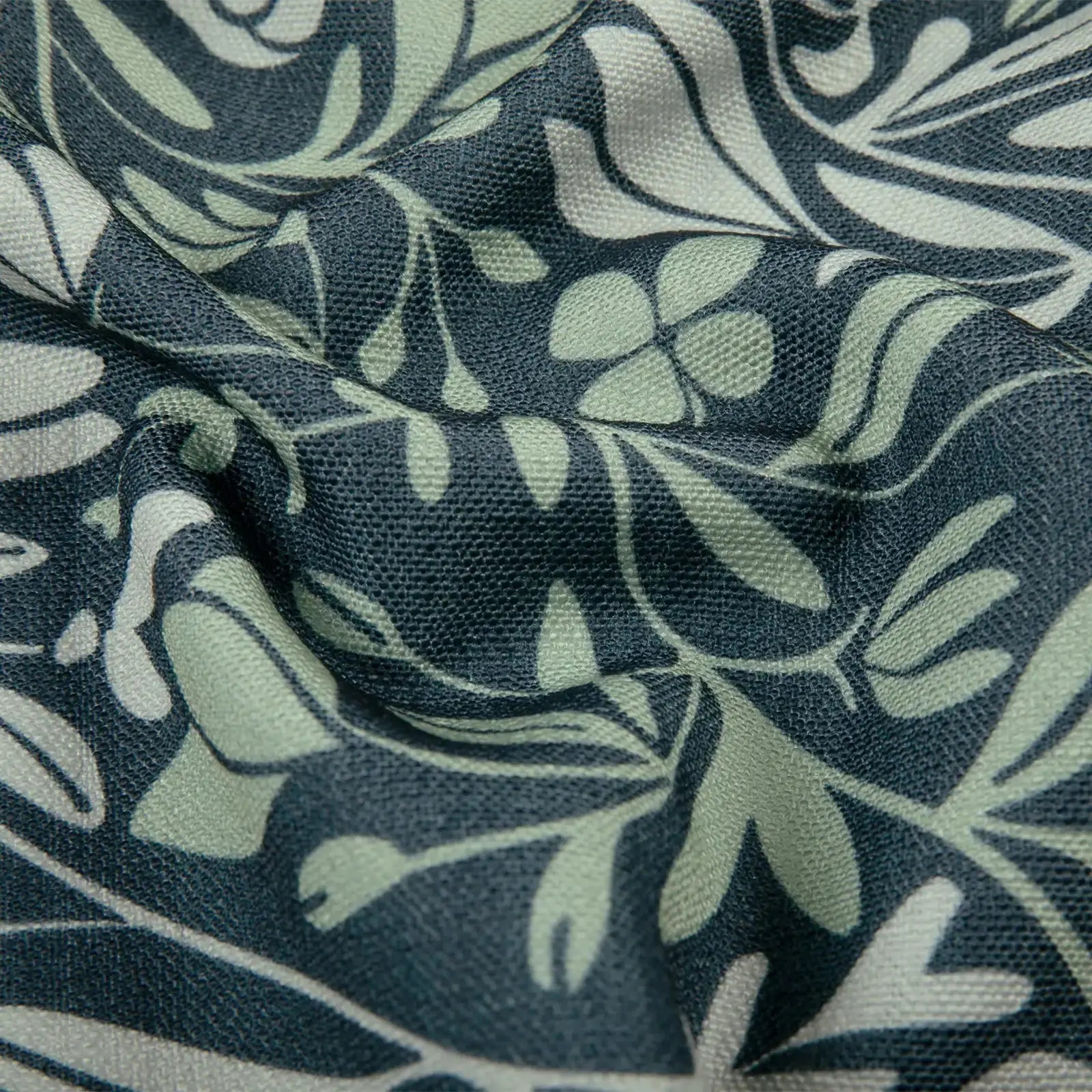 Kate Frost Pattern Cotton Drapery Pleated- -TWOPAGES