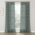 Kate Frost Pattern Cotton Drapery Pleated- -TWOPAGES