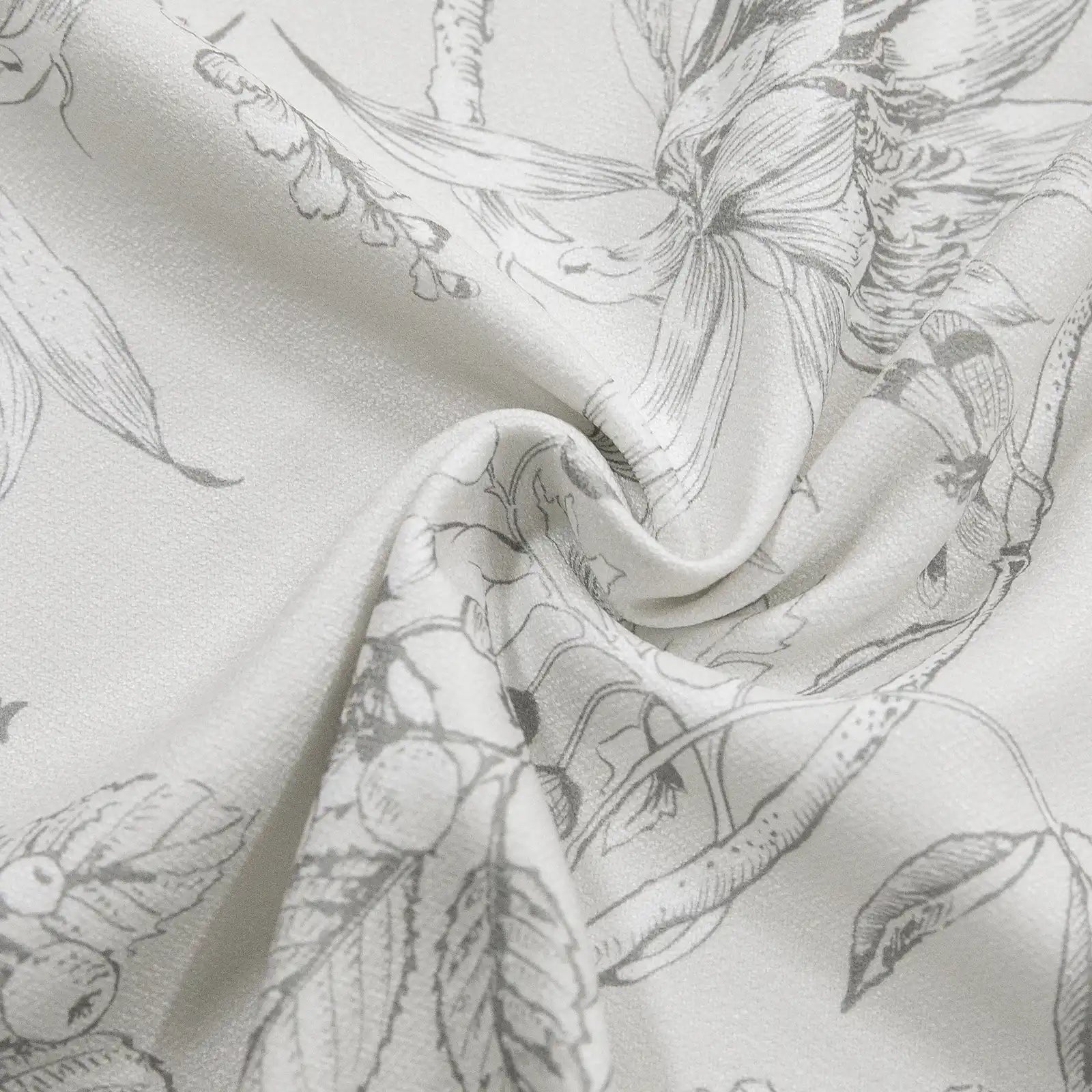 Holly Botanical Boho Pleated Curtains