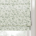 Britt Bengoechea Floral Print Linen Cotton Roman Shade Cordless?-TWOPAGES