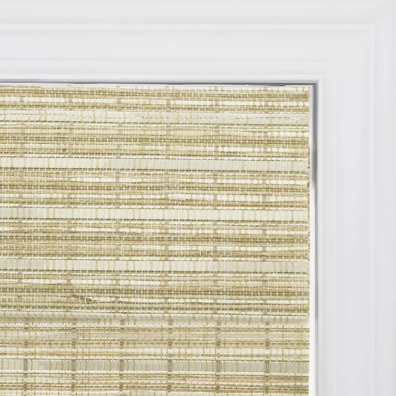 Rae Natural Ramie Jute Woven Wood Shades - Series W