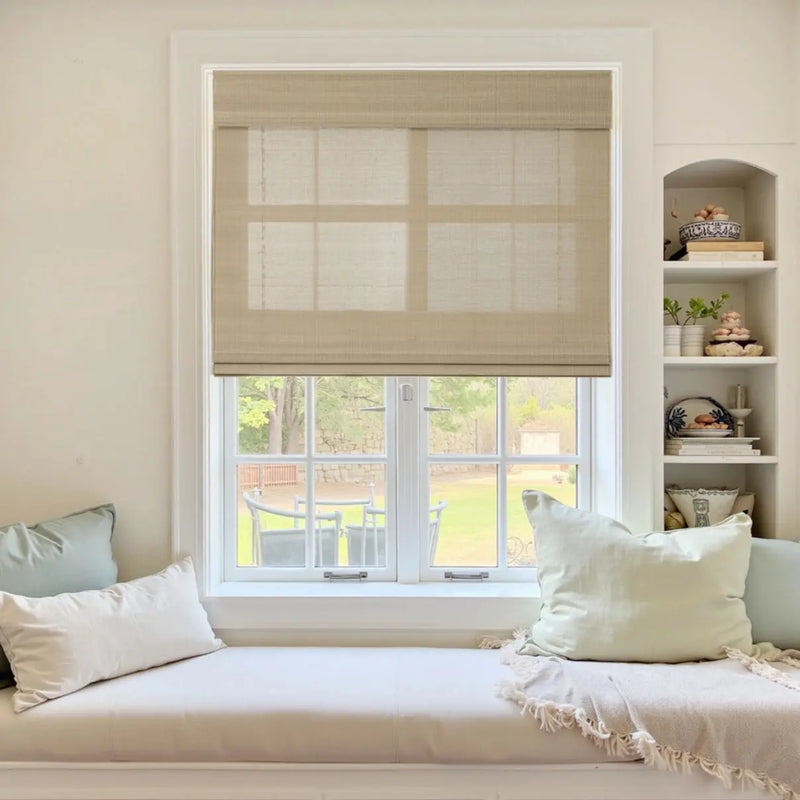 Rae Natural Bamboo Woven Blinds - Series S?-TWOPAGES CURTAINS
