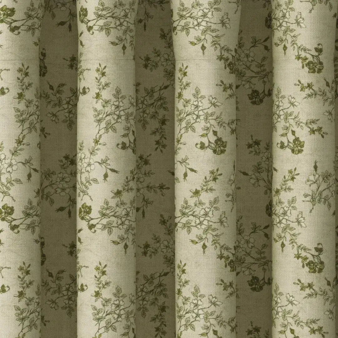 Sara Le Print Linen Drapery Pleated?-TWOPAGES