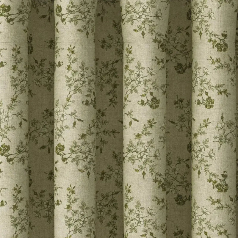 Sara Le Print Linen Drapery Pleated?-TWOPAGES