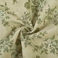 Sara Le Print Linen Pleated Cafe Curtains?-TWOPAGES