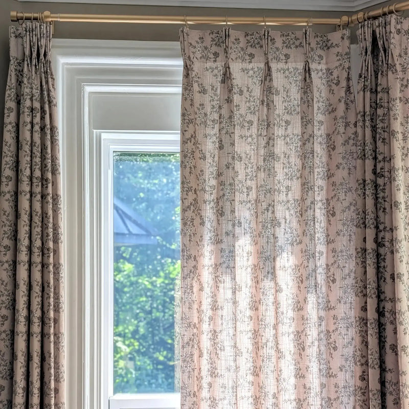 Sara Le Print Linen Drapery Pleated?-TWOPAGES