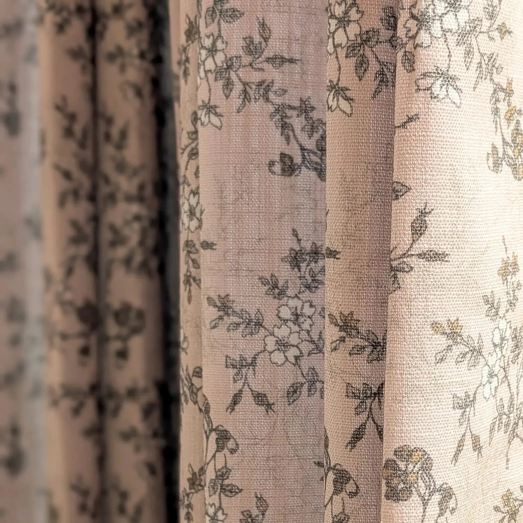 Sara Le Print Linen Drapery Pleated?-TWOPAGES