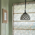 Sara Le Printed Roman Shade Cord Lift -TWOPAGES