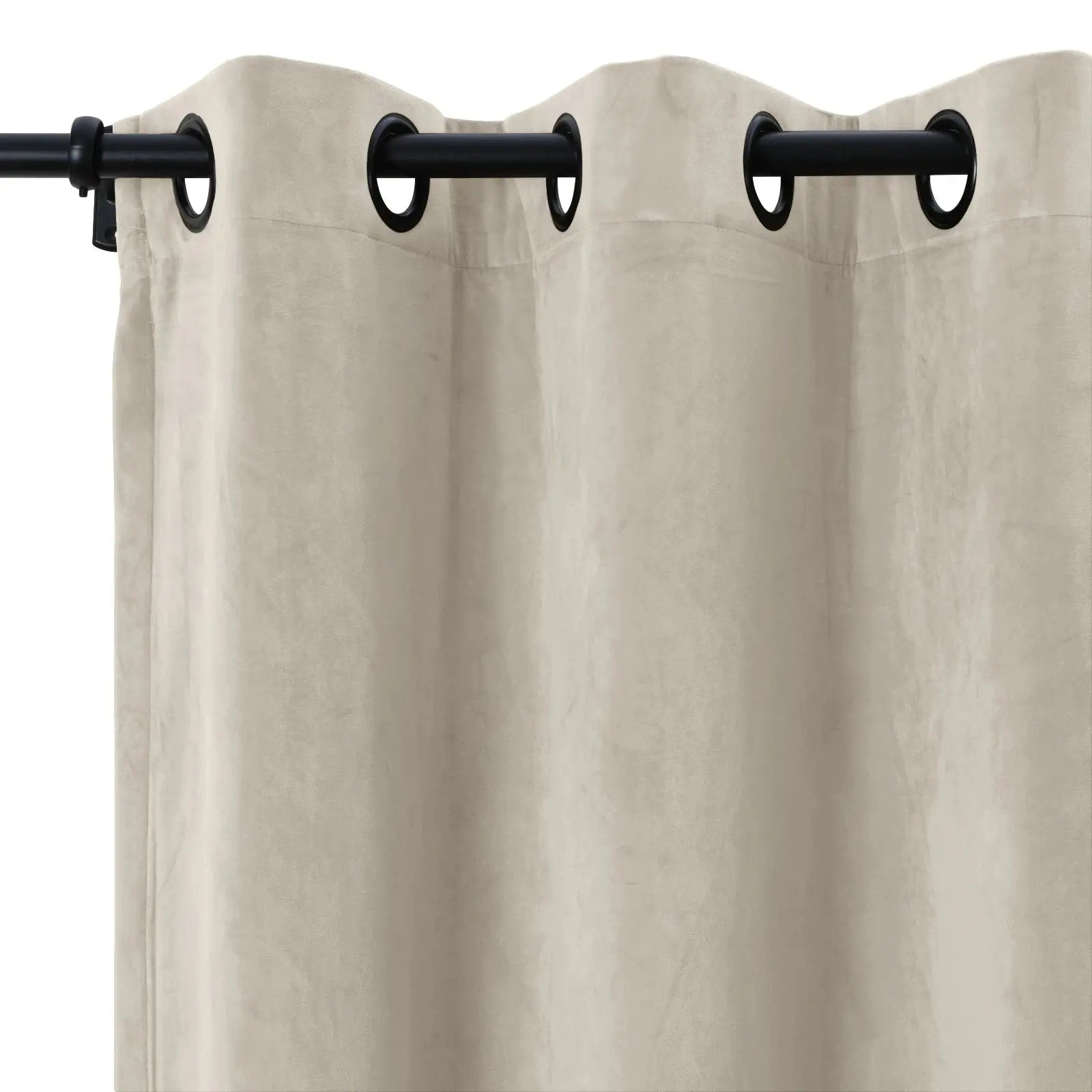 TWOPAGES Birkin Velvet Curtain Grommet- -TWOPAGES