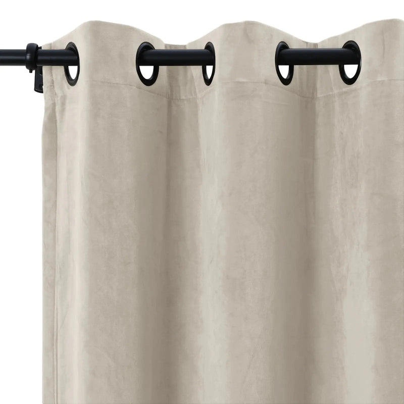 TWOPAGES Birkin Velvet Curtain Grommet- -TWOPAGES
