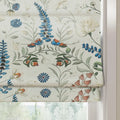 Holly Botanical Boho No-Drill Flat Fold Roman Blind Cordless