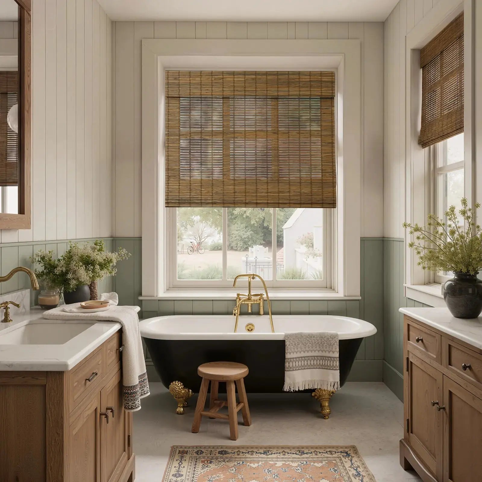 Rae Natural Bamboo Woven Blinds - Series S-?-TWOPAGES CURTAINS