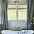 Lay Natural Ramie Bamboo Woven Blind - Wall White-?-TWOPAGES CURTAINS