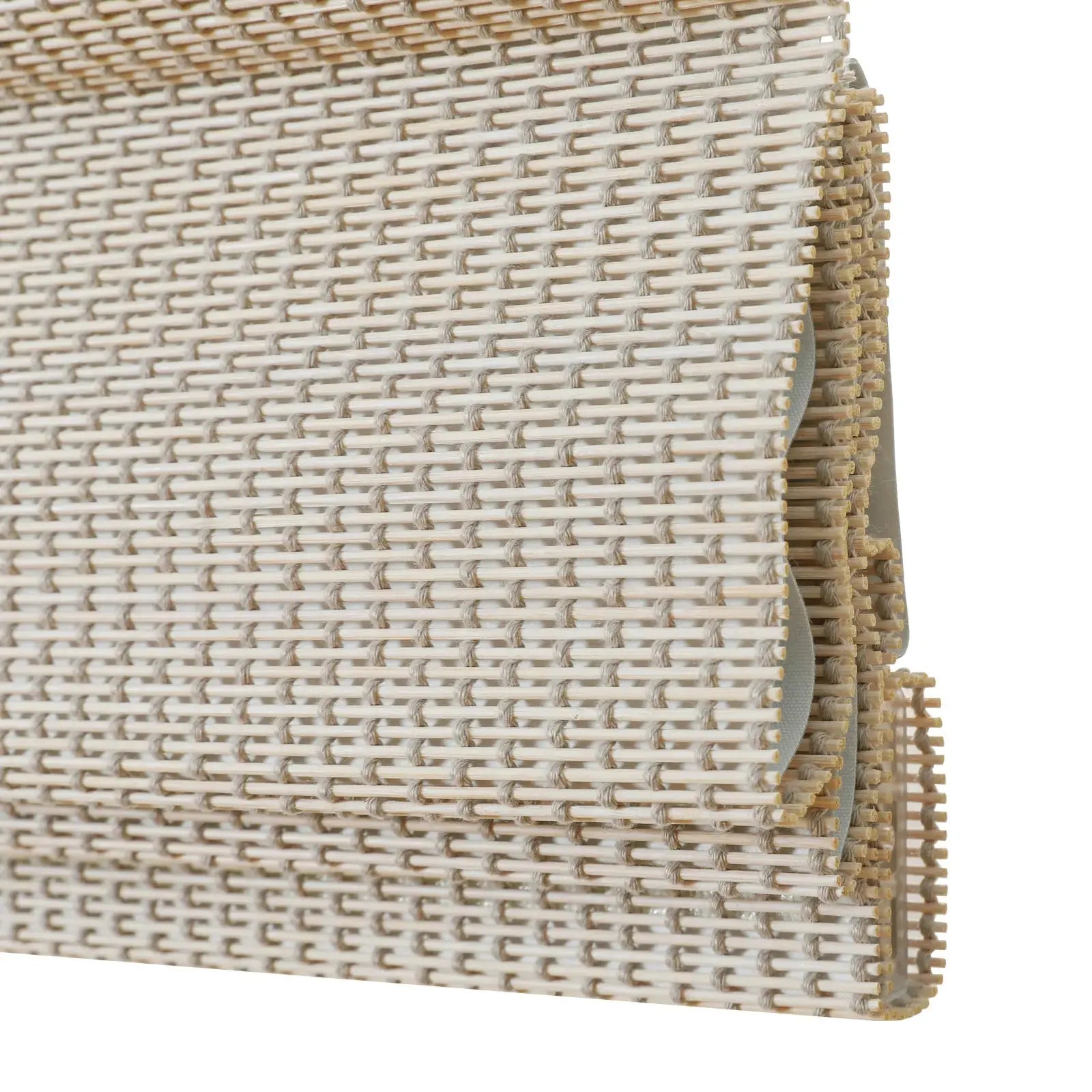 Sybil Bamboo Roman Blind Cordless-?-TWOPAGES CURTAINS