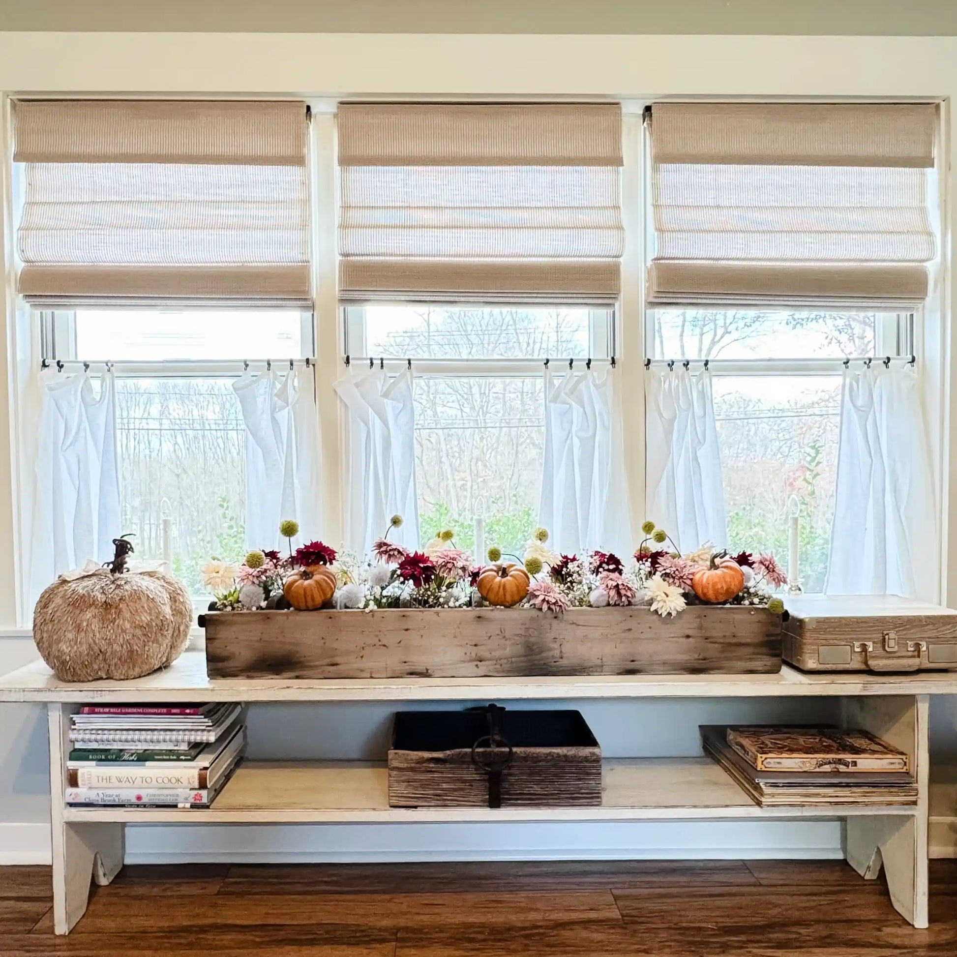Sybil Bamboo Roman Blind Cordless-?-TWOPAGES CURTAINS