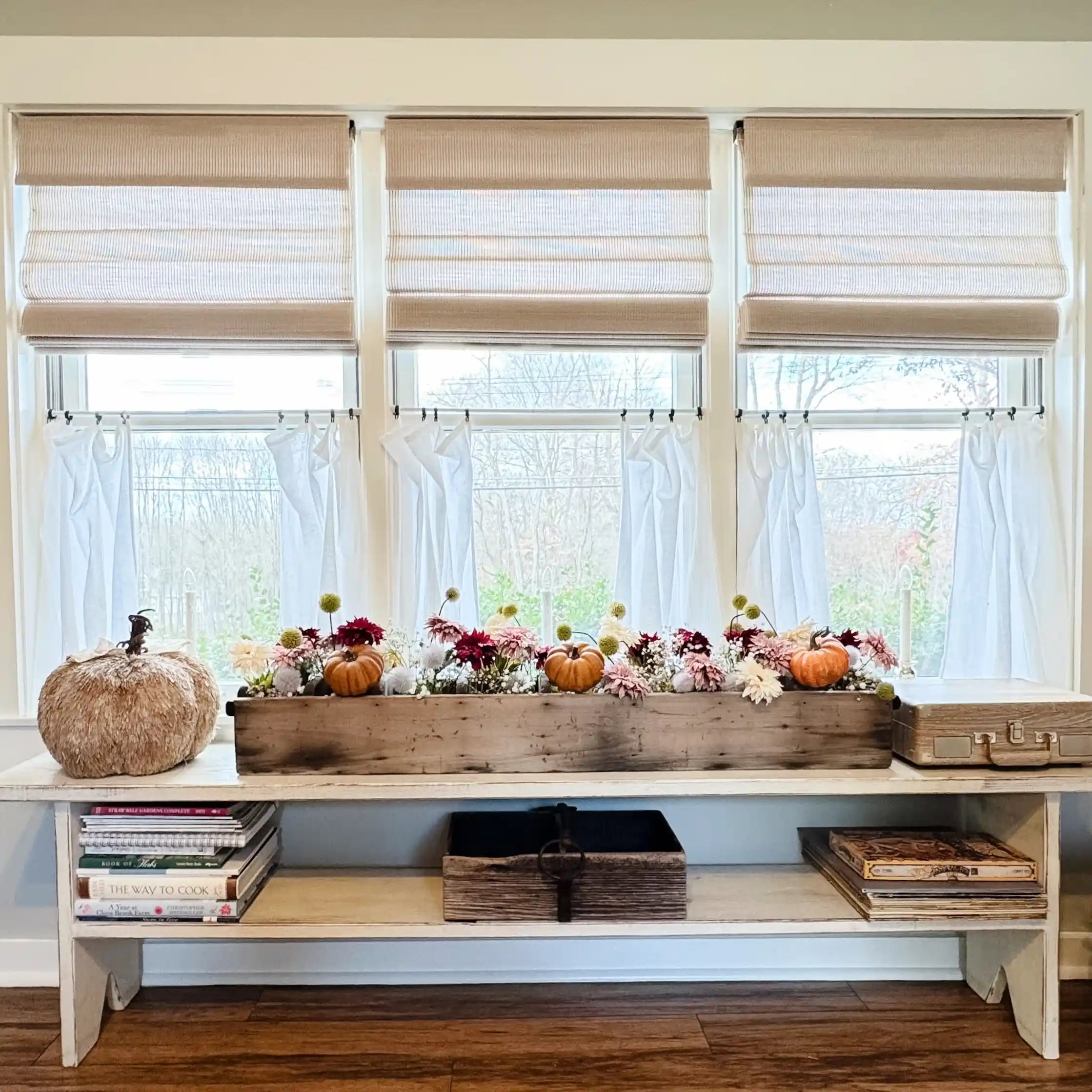 Sybil Bamboo Roman Blind Cordless-?-TWOPAGES CURTAINS