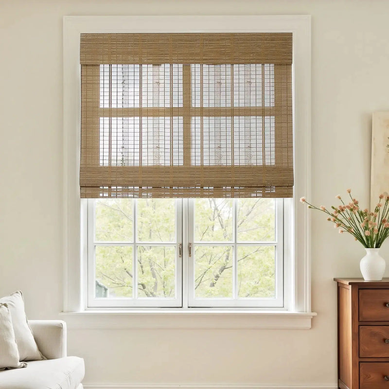 Rae Natural Pure Bamboo Woven Blinds - Series Z?-TWOPAGES CURTAINS