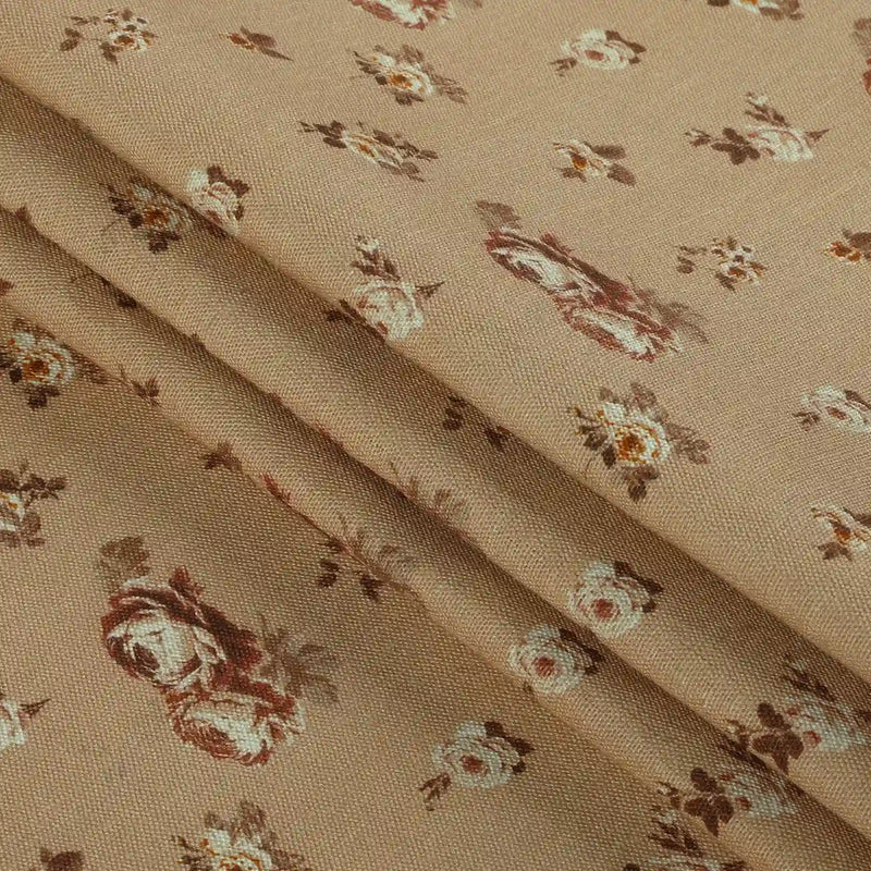 MS. MAVERICK MUSE x TWOPAGES Pastoral Printed Linen Cotton Pleated Curtains