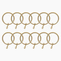 Jaylon Quiet-Glide Curtain Rings Eyelet (Pack of 12)?-TWOPAGES