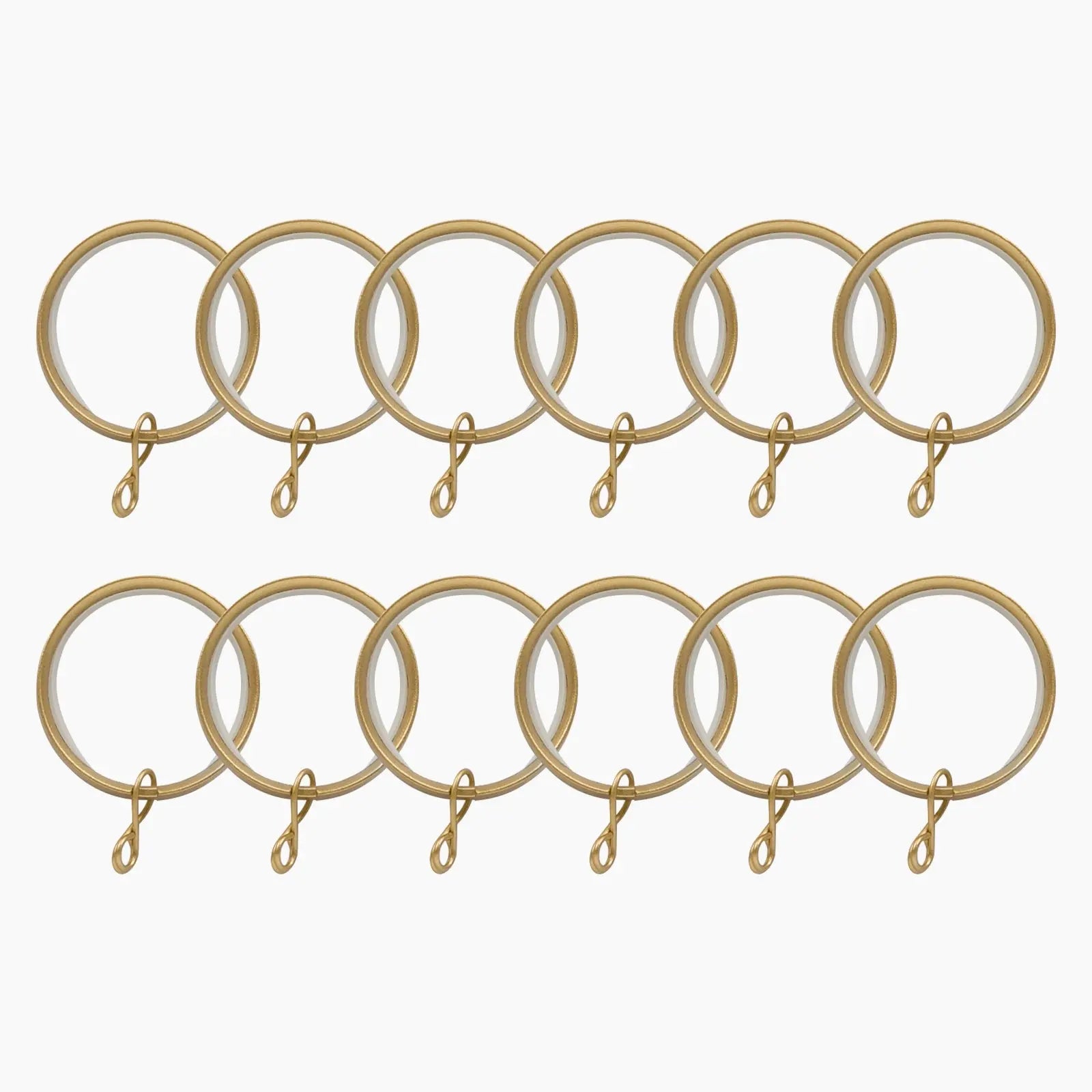 Jaylon Quiet-Glide Curtain Rings Eyelet (Pack of 12)?-TWOPAGES