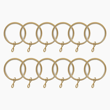 Jaylon Quiet-Glide Curtain Rings Eyelet (Pack of 12)?-TWOPAGES