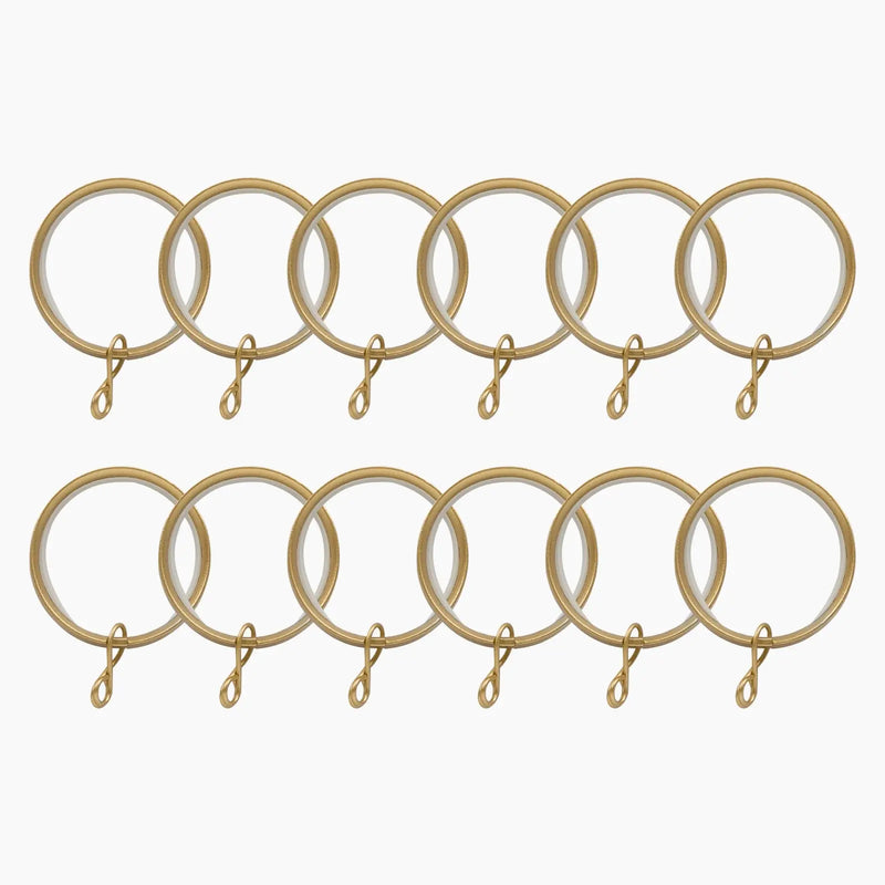 Jaylon Quiet-Glide Curtain Rings Eyelet (Pack of 12)?-TWOPAGES