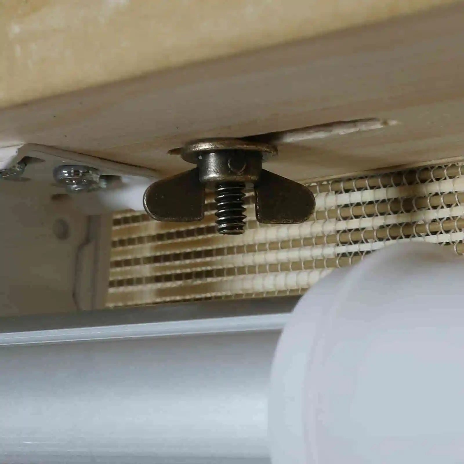 Motorized Window Blinds Bamboo Woven