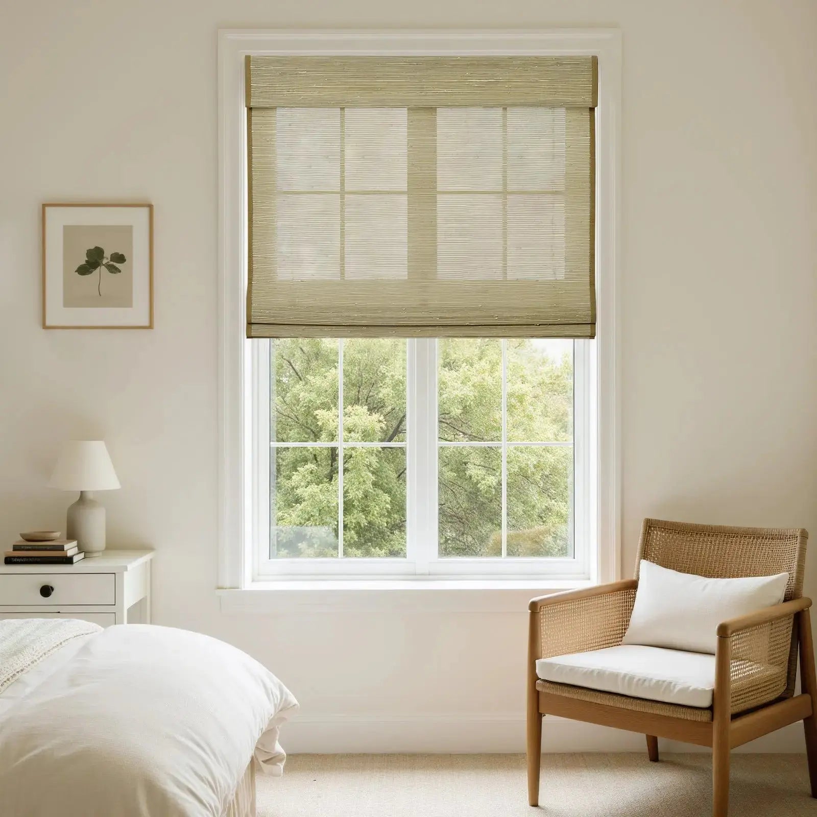 Rae Natural Ramie Bamboo Woven Blinds - Series P?-TWOPAGES CURTAINS