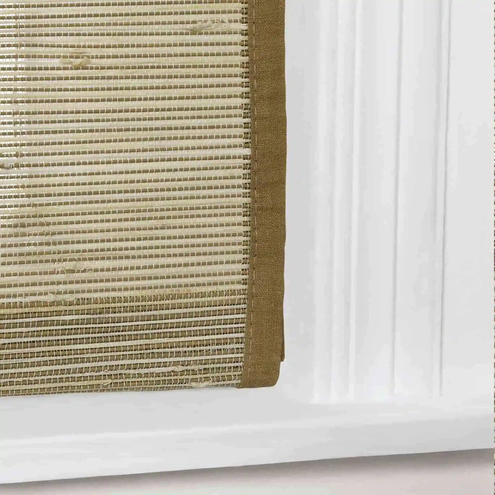 Motorized Window Blinds Bamboo Woven