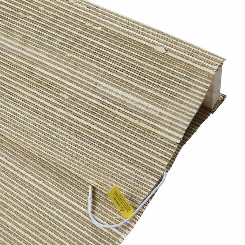 Motorized Window Blinds Bamboo Woven