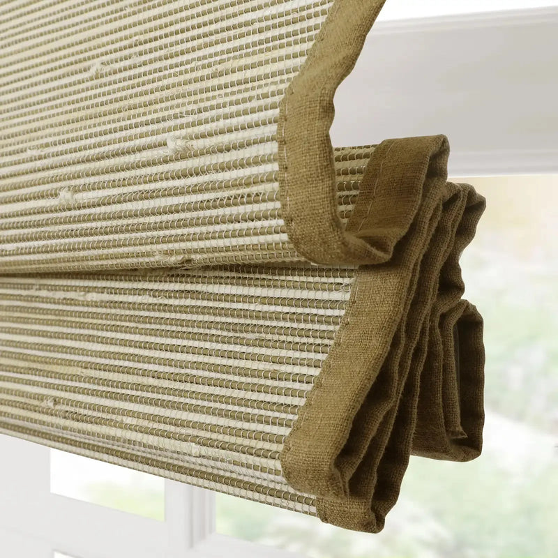 Rae Natural Ramie Bamboo Woven Blinds - Series P-?-TWOPAGES CURTAINS