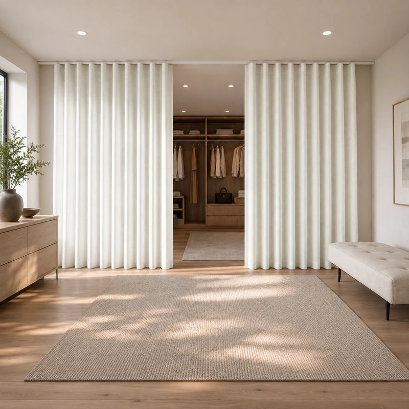 LORA Flexible Curtain Track System for Windows & Room Dividers