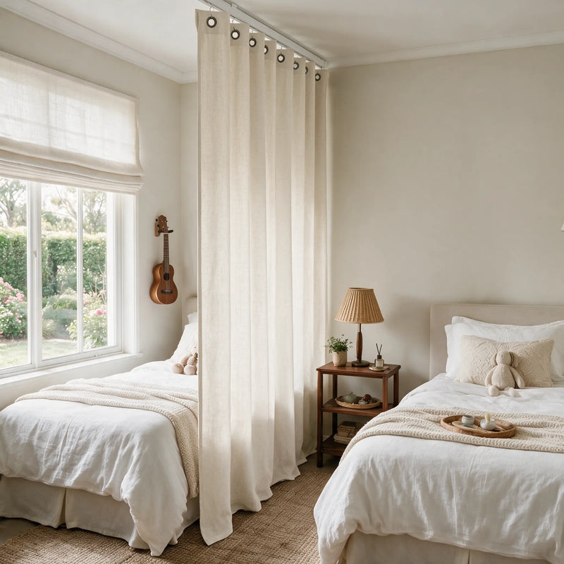 LORA Flexible Curtain Track System for Windows & Room Dividers