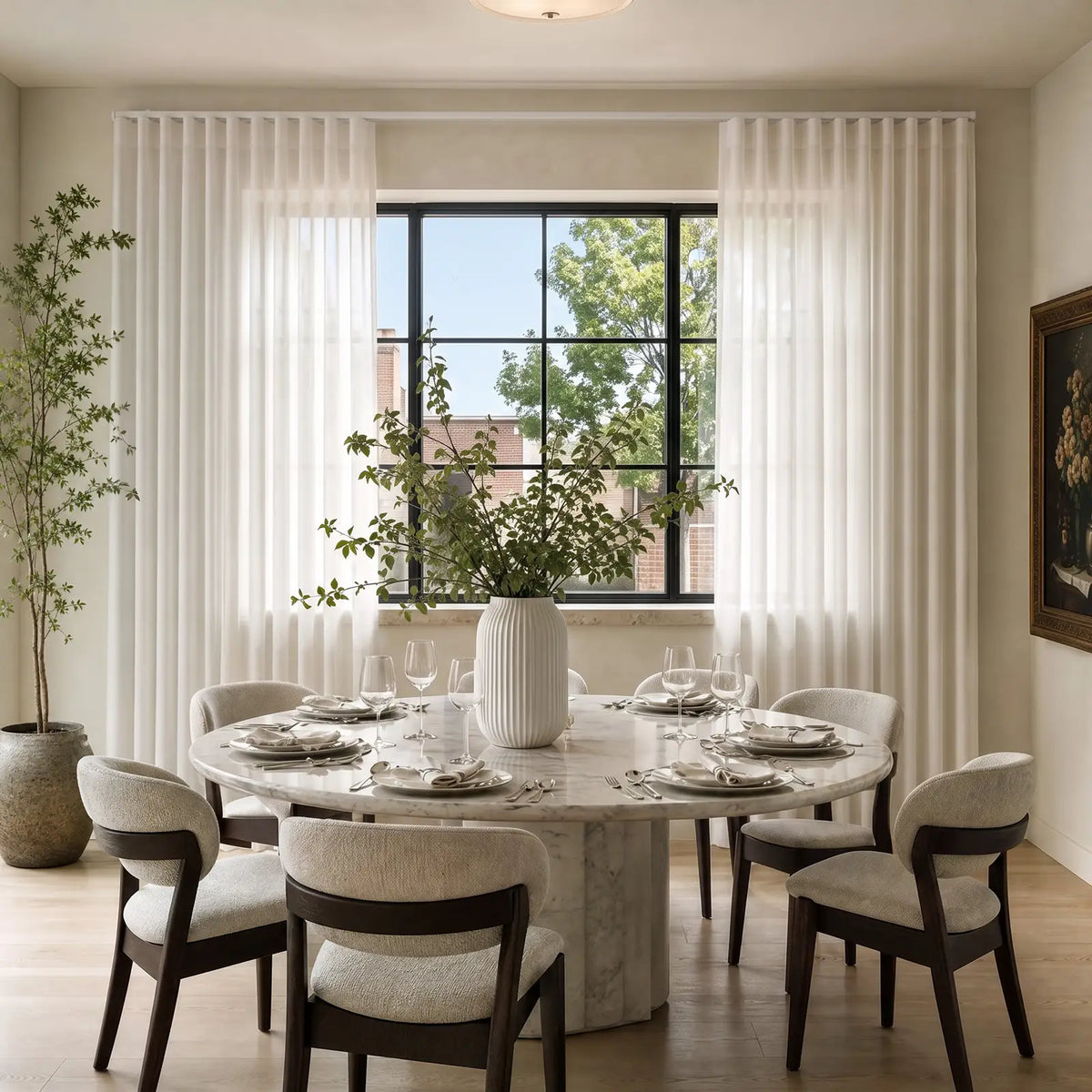 LORA Flexible Curtain Track System for Windows & Room Dividers