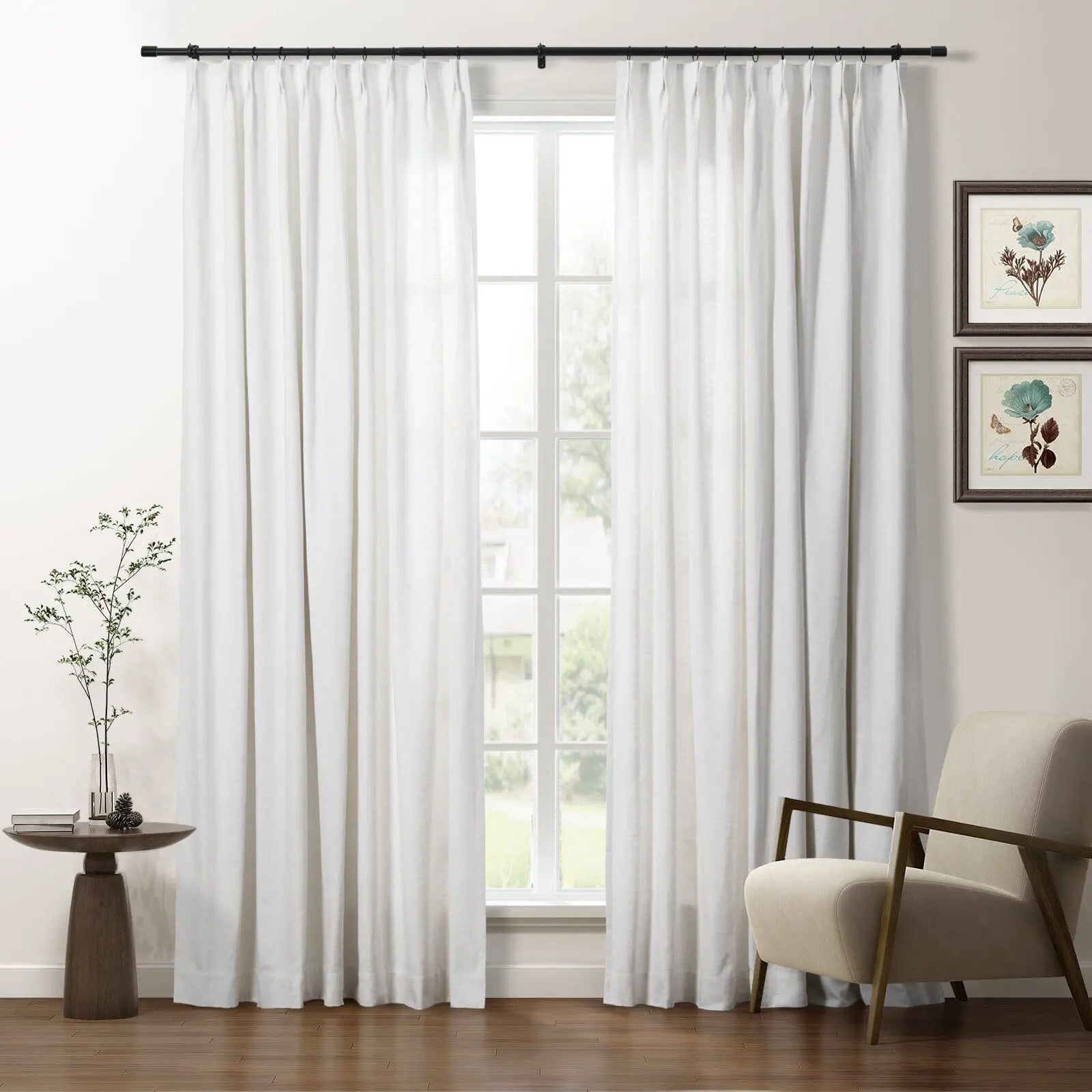 Cotton Blend Drapery Pleated | Cloe TWOPAGES