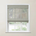 Rae Natural Ramie Bamboo Woven Blinds - Series P-?White Gray P16-TWOPAGES CURTAINS