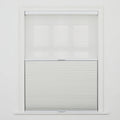 Aura No-Drill Day Night Blackout Cellular Window Blinds Cordless
