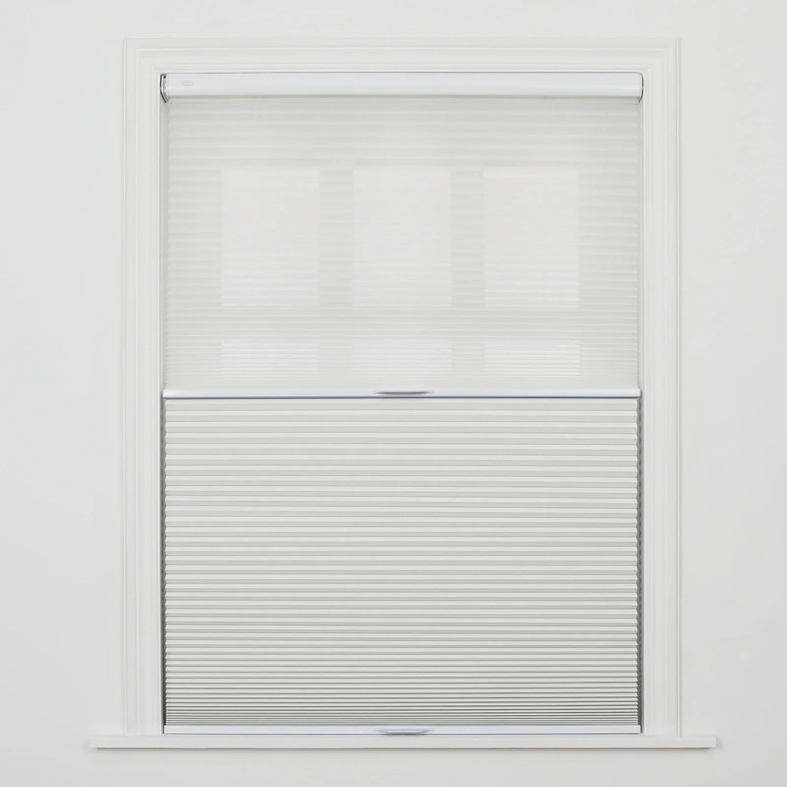 Aura No-Drill Day Night Blackout Cellular Window Blinds Cordless