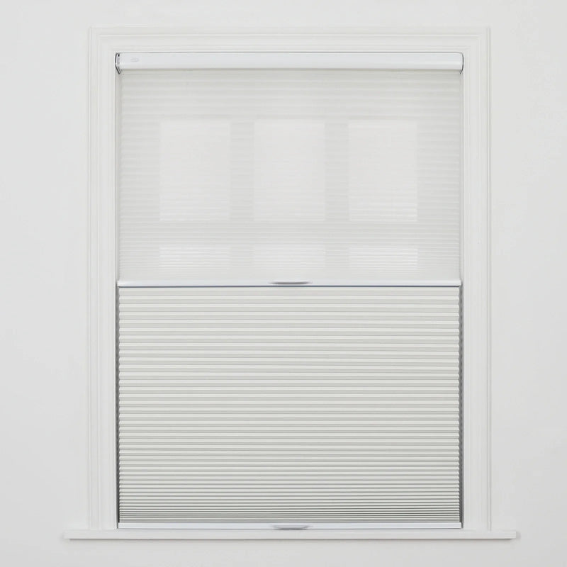 Aura No-Drill Day Night Blackout Cellular Window Blinds Cordless