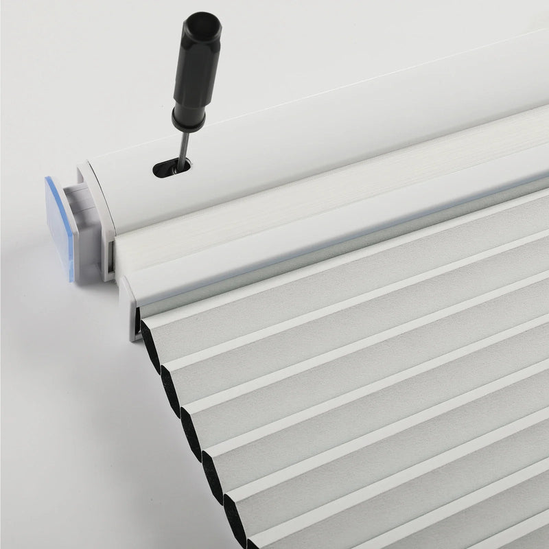 Aura No-Drill Day Night Blackout Cellular Window Blinds Cordless
