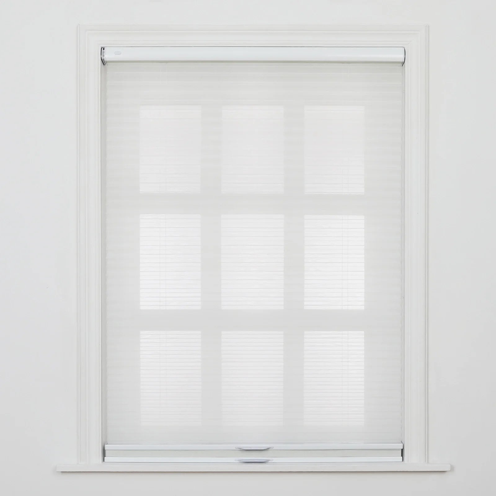 Aura No-Drill Day Night Blackout Cellular Window Blinds Cordless