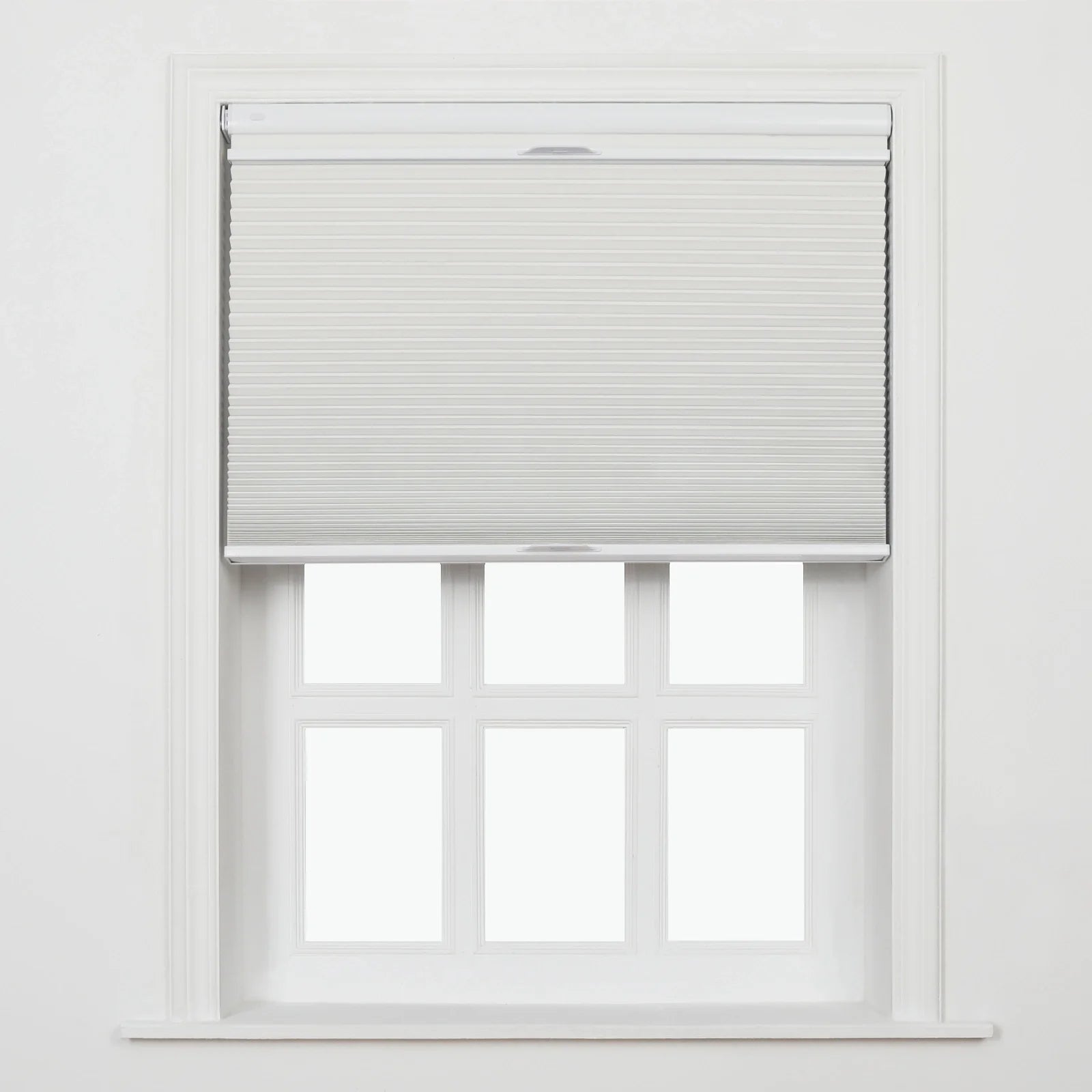 Aura No-Drill Day Night Blackout Cellular Window Blinds Cordless