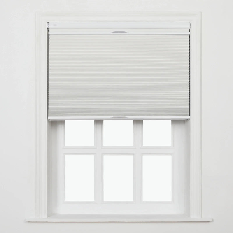 Aura No-Drill Day Night Blackout Cellular Window Blinds Cordless